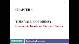 022  Engineering Economy Chapter 4 Time Value of Money Part 23 [upl. by Youngran]