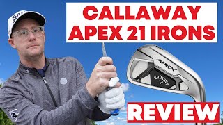 Callaway Apex Irons Review  Looks Great and Absolutely Rockets [upl. by Gnehp]