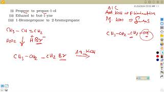 Conversion Reactions in Organic Chemistry  Important Conversions  Class 12  Part  2 [upl. by Pinkerton]