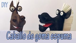 Como hacer un Títere de Caballo  Manualidades para todos [upl. by Akiem]