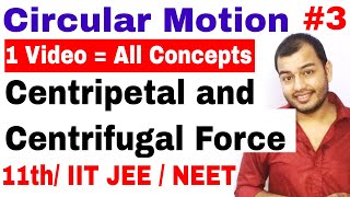 Circular Motion 03 Centripetal and Centrifugal Force IIT JEE NEET  Conical Pendulum Death Well [upl. by Hakeem522]