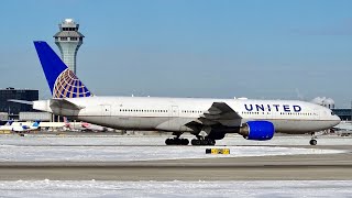 PRISTINE Winter Planespotting at Chicago OHare International Airport [upl. by Berkow693]