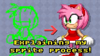 SRB2 Sprite Tutorial explaining my process [upl. by Audrit]