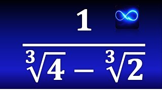 23 Racionalización del denominador de una fracción con resta de raíces cúbicas [upl. by Trebron147]