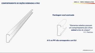 AULA 1 DIMENSIONAMENTO DE PERFIL FORMADO A FRIO3 [upl. by Atteuqnas]