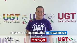 UGTOsakidetza 🎤quotGracias a UGT se firma el Primer Plan de Igualdad en Osakidetza🎤 [upl. by Junji]