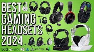 BEST GAMING HEADSETS 2024  TOP 5 GAMING HEADPHONES of 2024 PC PS4 PS5 XBOX ONE SERIES X amp S [upl. by Barrada278]