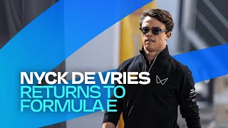 Nyck de Vries is BACK  Season 7 champion returns to Formula E [upl. by Eisor]