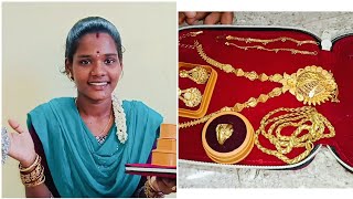 My Gold Jwellery Collection Vlog  Saranya Manoraj [upl. by Channa]