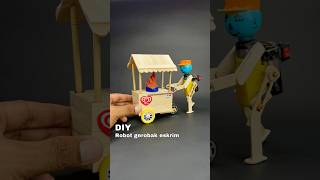 Diy kreatif robot gerobak eskrim unik bertenaga diy creative toys kreatif mainan idea unik [upl. by Pardew327]