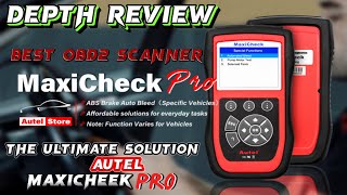 Autel MaxiCheck Pro Reset Oil Service Light EPB SRS BMS and Bleed ABS Brakes [upl. by Barrus171]