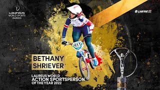 Bethany Shriever  2022 Laureus World Action Sportsperson of the Year [upl. by Eilraep]