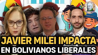 QUE OPINAN LOS BOLIVIANOS LIBERALES SOBRE JAVIER MILEI  Noticias Alele en Bolivia [upl. by Namyaw]