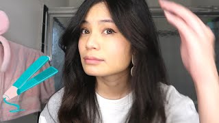 Easiest Way How To Cut Curtain Bangs [upl. by Lolita]