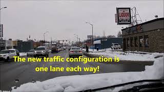 Detroit Warrendale Snow And More On The Way 11824 W WarrenSouthfield Update and Neighborhood [upl. by Eelta]