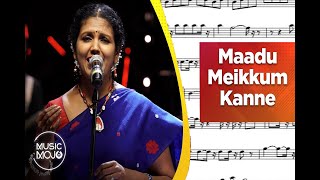 Maadu Meikkum Kanne l Easy Notes For Violin Keyboard Guitar Sax Flute [upl. by Tyler]