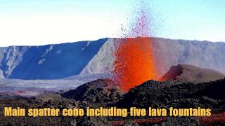 Piton de la Fournaise 13  The Fountains [upl. by Favianus]