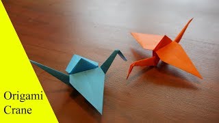 How to make an Origami Crane [upl. by Fredel409]