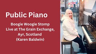 Boogie Woogie Stomp Live  The Grain Exchange Ayr Scotland publicpiano [upl. by Jasisa402]