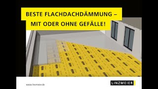 LINITHERM Flachdachdämmung mit oder ohne Gefälle [upl. by Ullyot]