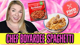 How To Cook Chef Boyardee Frozen Spaghetti amp Meatballs [upl. by Corliss]