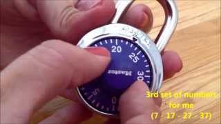 How to Crack Your Master Lock Combo in 3 Easy Steps [upl. by Nerval]