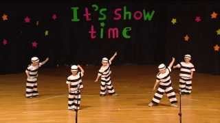 4 years boys performing quotJailhouse Rockquot [upl. by Iaj]