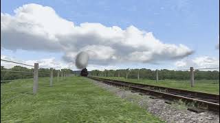 7819 Hinton Manor puffing hard Train Sim Classic [upl. by Alegnatal]