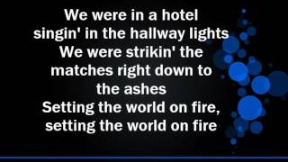 Kenny Chesney feat Pink Setting the World on Fire Lyrics [upl. by Aznecniv760]