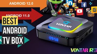 Best Smart TV Box  VONTAR R3 RGB Light Android 13 Smart TV Box Review [upl. by Tyler379]