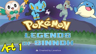 Pokemon Fan Game  Legends Of Sinnoh Act 1  Tabletop Simulator [upl. by Willi]