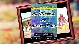 ANNONCE ENSEIGNEMENT MARIAL ET CONCOURS DE CHANTS MARIAUX ENTRE CHORALES DES ENFANTS DE PORTONOVO [upl. by Atiuqehc]