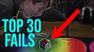 Top 30 Rubiks Cube Fails [upl. by Gagne]