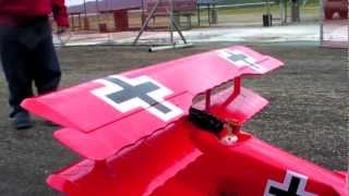 HobbyKing Fokker Triplane Maiden and More EPO [upl. by Ewens]