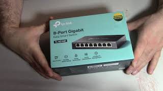 TPlink  TLSG108E  8Port Gigabit  Easy Smart Switch [upl. by Rame]