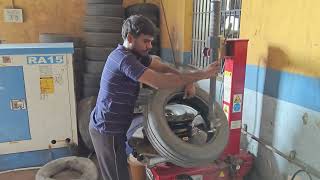 Continental UC 6 tyre For Maruti Suzuki Ignis 🚘 90000 km driven 18575 R15 tyre change Full video 🚗 [upl. by Hamel320]