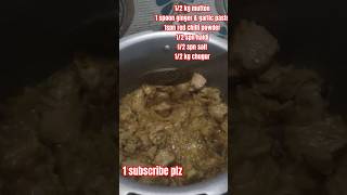 Chugur gosht recipe💖😋Hyderabad style chugur gosht👌 [upl. by Richella]