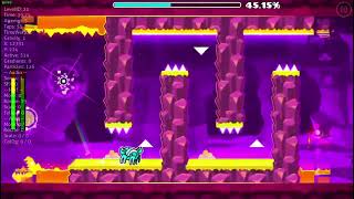 Fingerdash 100 w Coins geometrydash [upl. by Sholeen]