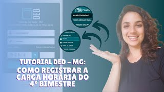 TUTORIAL DED MG COMO REGISTRAR A CARGA HORÁRIA  4ºBIMESTRE [upl. by Felisha]