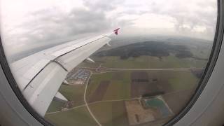 Landing at Memmingen airport from Belgrade with Wizzair [upl. by Yeliac894]