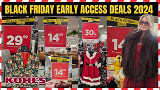 KOHLS BLACK FRIDAY EARLY ACCESS DEALS IN STORE  STORE WALK THRU kohls blackfriday [upl. by Lore905]