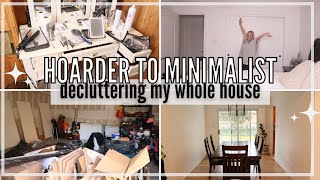 HOARDER TO MINIMALIST 2024  Decluttering my whole house amp sharing my first year Minimalism Journey [upl. by Dagley]