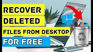 How To Recover Deleted Files From Desktop Windows 10118  Desktop Deleted File Recovery [upl. by Niamreg]