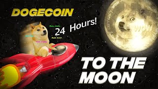 Dogecoin Song  To the Moon 12 hour loop [upl. by Hsirehc]