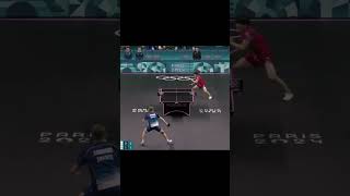 Alexis Lebrun best point paris2024 alexislebrun tabletennis pingpong wtt worldtabletennis tt [upl. by Damek]