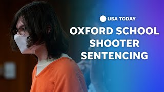 Watch Oxford school shooter Ethan Crumbley sentenced  USA TODAY [upl. by Rimaj]