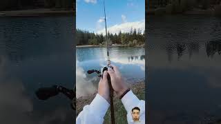 long throw of the fishing rod fishing fish catchandrelease viralvideo food shorts trending [upl. by Razec714]