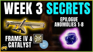 Destiny 2  CHOIR OF ONE Catalyst  Week 3 Secrets  Epilogue Anomalies 18  SECRET EMBLEM [upl. by Ingaberg]