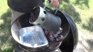 How To Set Up A Charcoal Grill For Smoking [upl. by Ardiek]