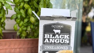 CATTLEMENS RANCH BLACK ANGUS BEEF FROM ALDI UNSEASONED [upl. by Vivica898]